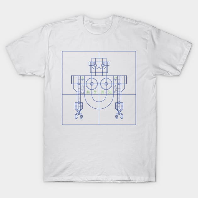 Robot No.5 T-Shirt by oksalyesilok